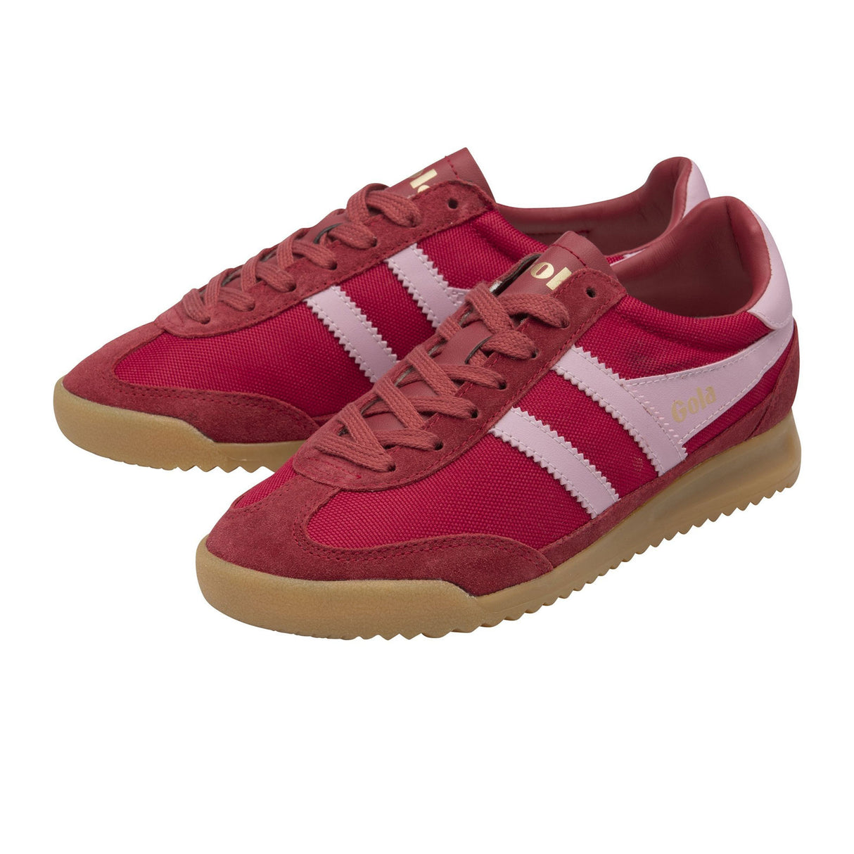 Gola Tornado Sneaker (Women) - Deep/Red/Candy Athletic - Casual - Lace Up - The Heel Shoe Fitters