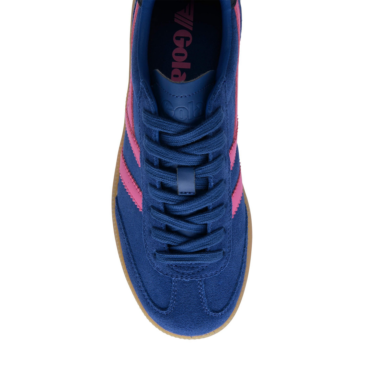 Gola Viper Sneaker (Women) - Deep Blue/Shocking Pink/Navy/Gum Athletic - Casual - Lace Up - The Heel Shoe Fitters