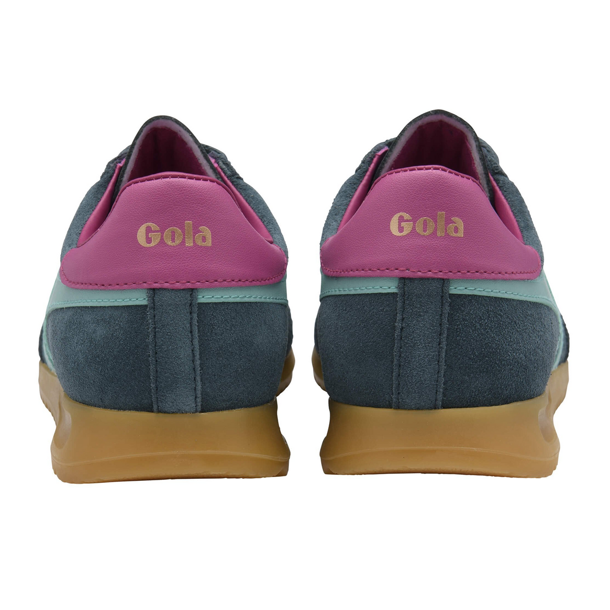 Gola Torpedo Sneaker (Women) - Dark Teal/Sea Mist/Fuchsia Athletic - Casual - Lace Up - The Heel Shoe Fitters