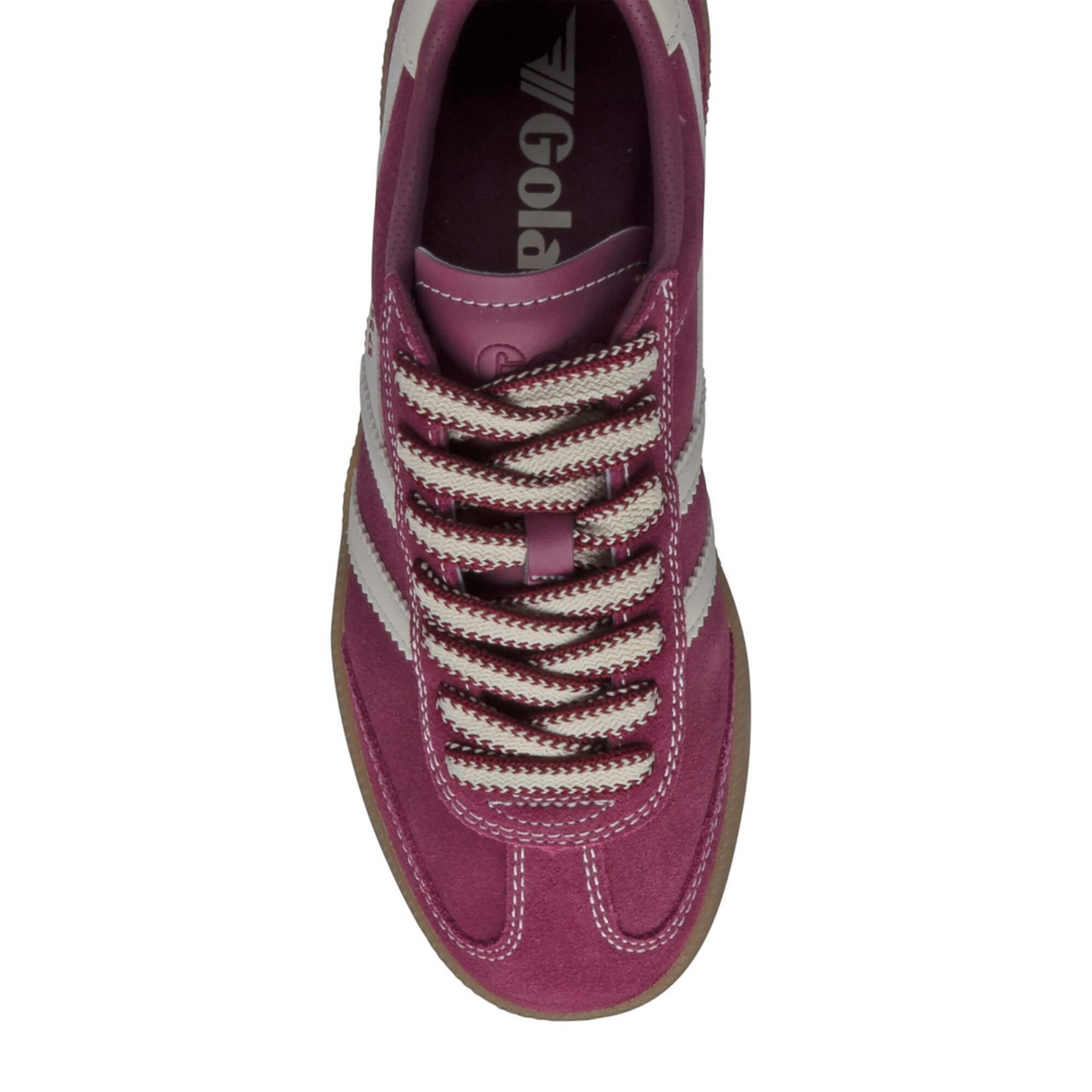 Gola Viper '78 Sneaker (Women) - Cerise/Off White/Gum