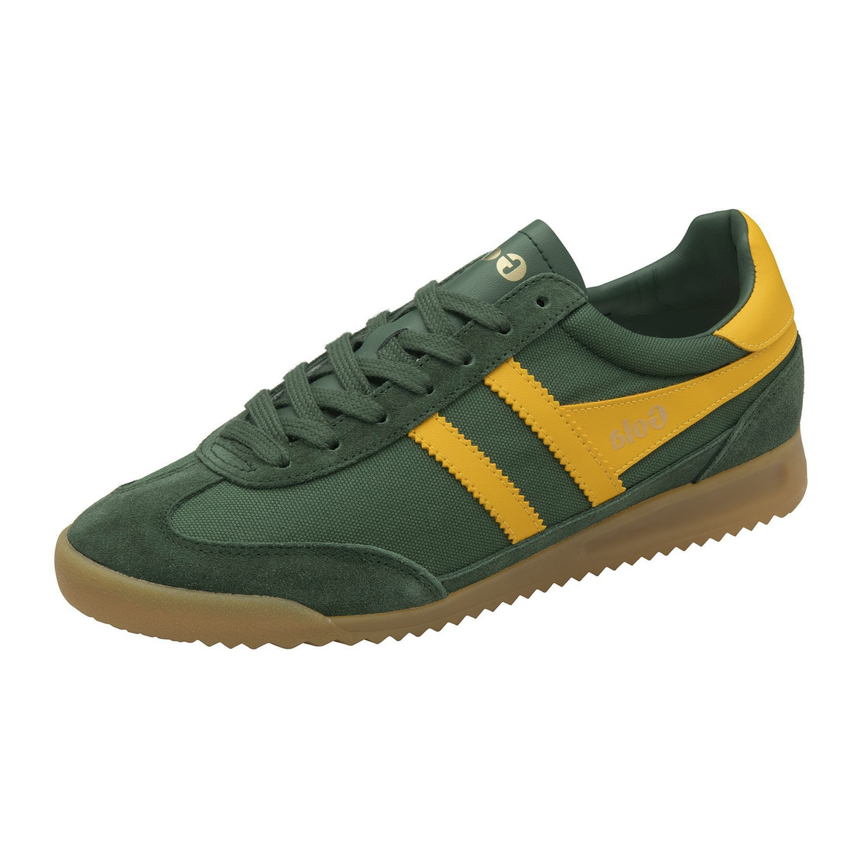 Gola Tornado Sneaker (Men) - Evergreen/Sun Athletic - Casual - Lace Up - The Heel Shoe Fitters