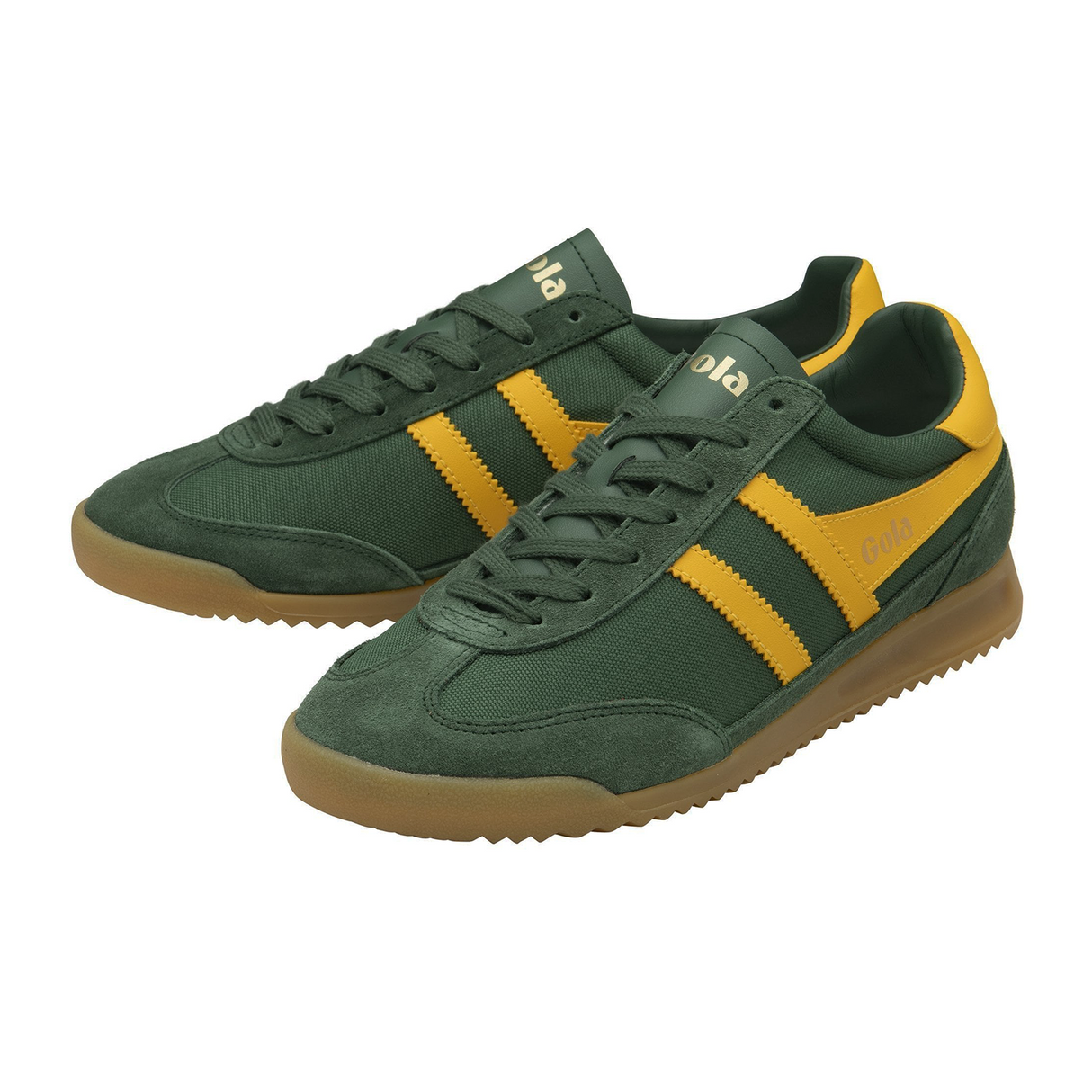 Gola Tornado Sneaker (Men) - Evergreen/Sun Athletic - Casual - Lace Up - The Heel Shoe Fitters