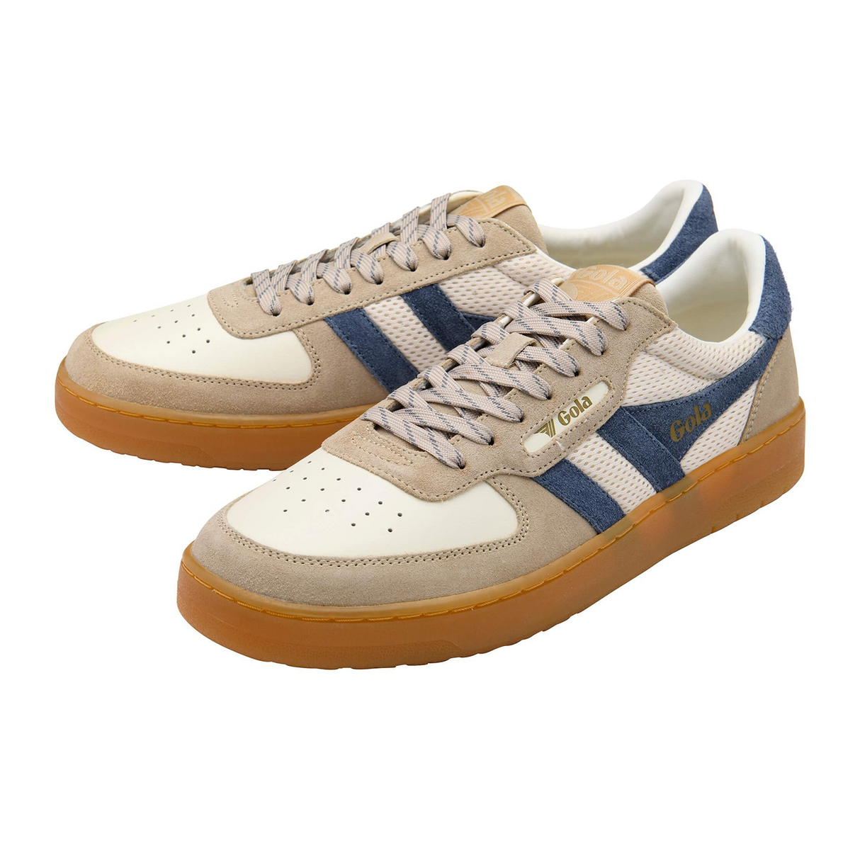 Gola Hawk '83 Sneaker (Men) - Off White/Bone/Moonlight/Gum Athletic - Casual - Lace Up - The Heel Shoe Fitters
