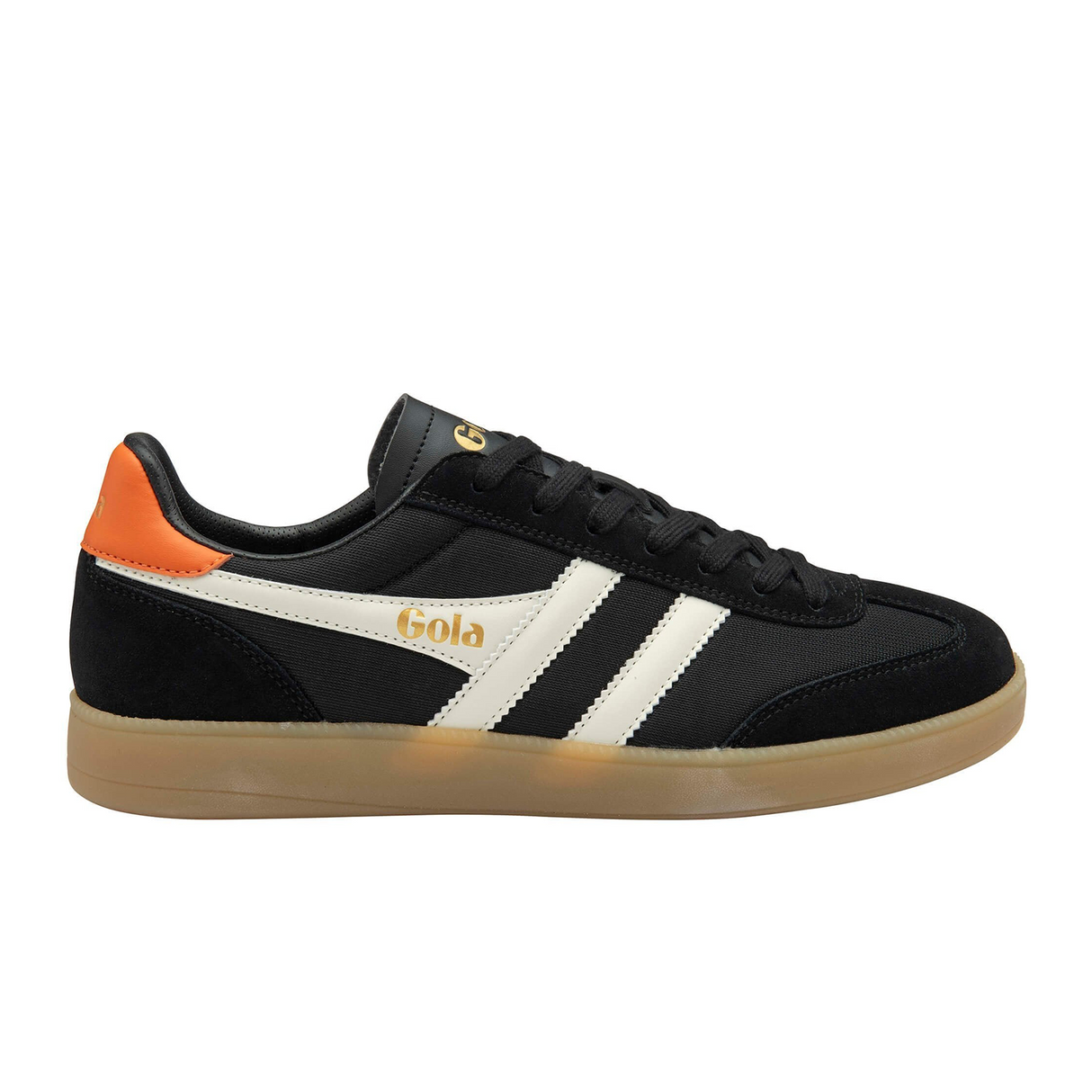 Gola Viper Mesh Sneaker (Men) - Black/Off White/Moody Orange/Gum Athletic - Casual - Lace Up - The Heel Shoe Fitters