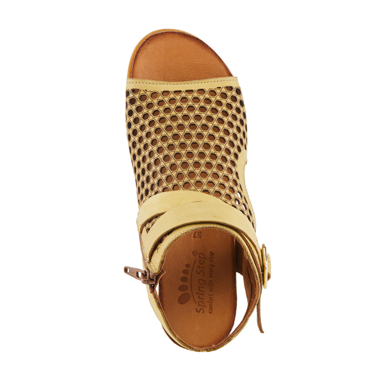 Spring Step Covington Backstrap Sandal (Women) - Pistachio Sandal - Backstrap - The Heel Shoe Fitters