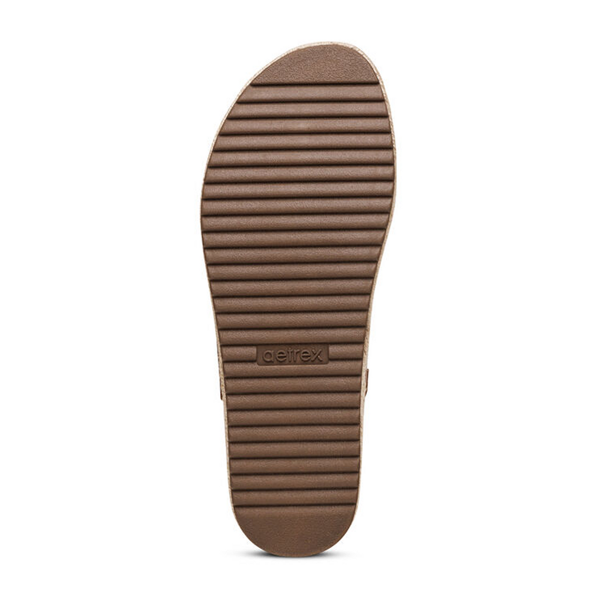 Aetrex Vania Platform Sandal (Women) - Cognac Sandal - Backstrap - The Heel Shoe Fitters