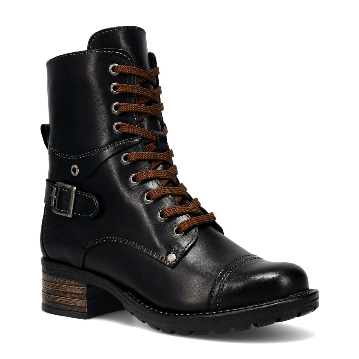 Taos Crave Lace Up Mid Boot (Women) - Classic Black Boots - Casual - Mid - The Heel Shoe Fitters