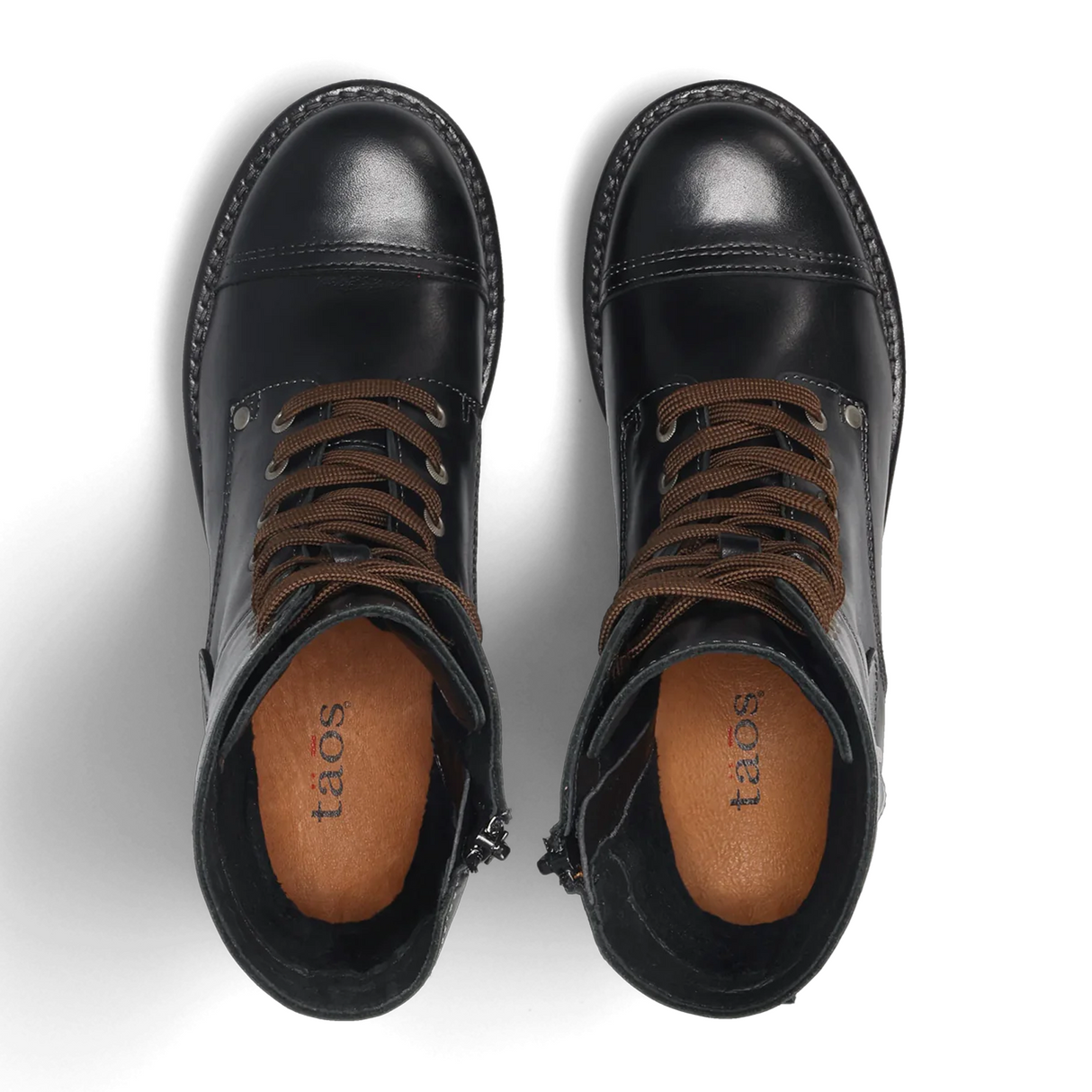 Taos Crave Lace Up Mid Boot (Women) - Classic Black Boots - Casual - Mid - The Heel Shoe Fitters