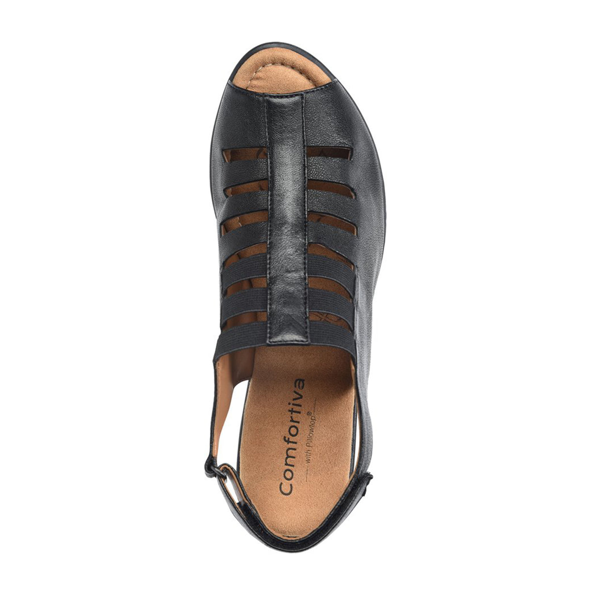 Comfortiva Faye Heeled Sandal (Women) - Black Sandal - Heel/Wedge - The Heel Shoe Fitters