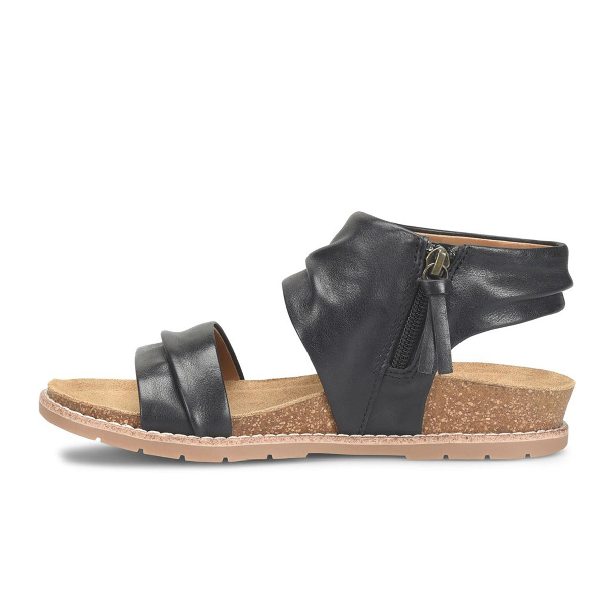 Comfortiva Gale Backstrap Sandal (Women) - Black Sandal - Backstrap - The Heel Shoe Fitters