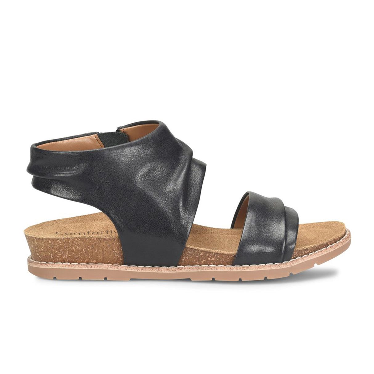 Comfortiva Gale Backstrap Sandal (Women) - Black Sandal - Backstrap - The Heel Shoe Fitters
