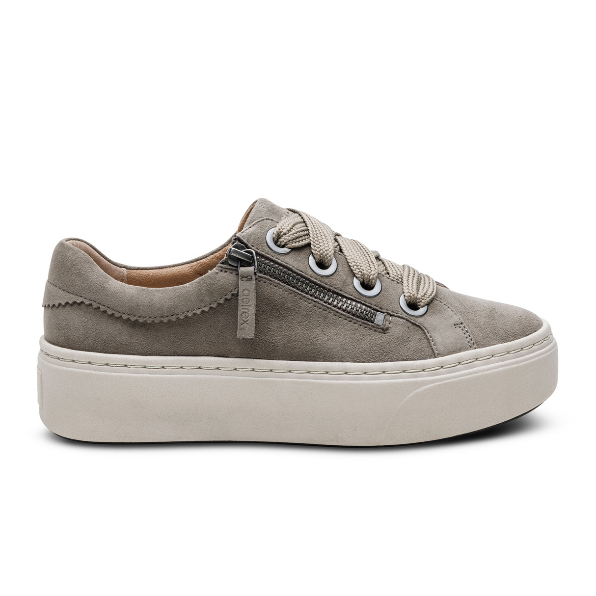 Aetrex Aubrey Sneaker (Women) - Taupe Athletic - Casual - Lace Up - The Heel Shoe Fitters