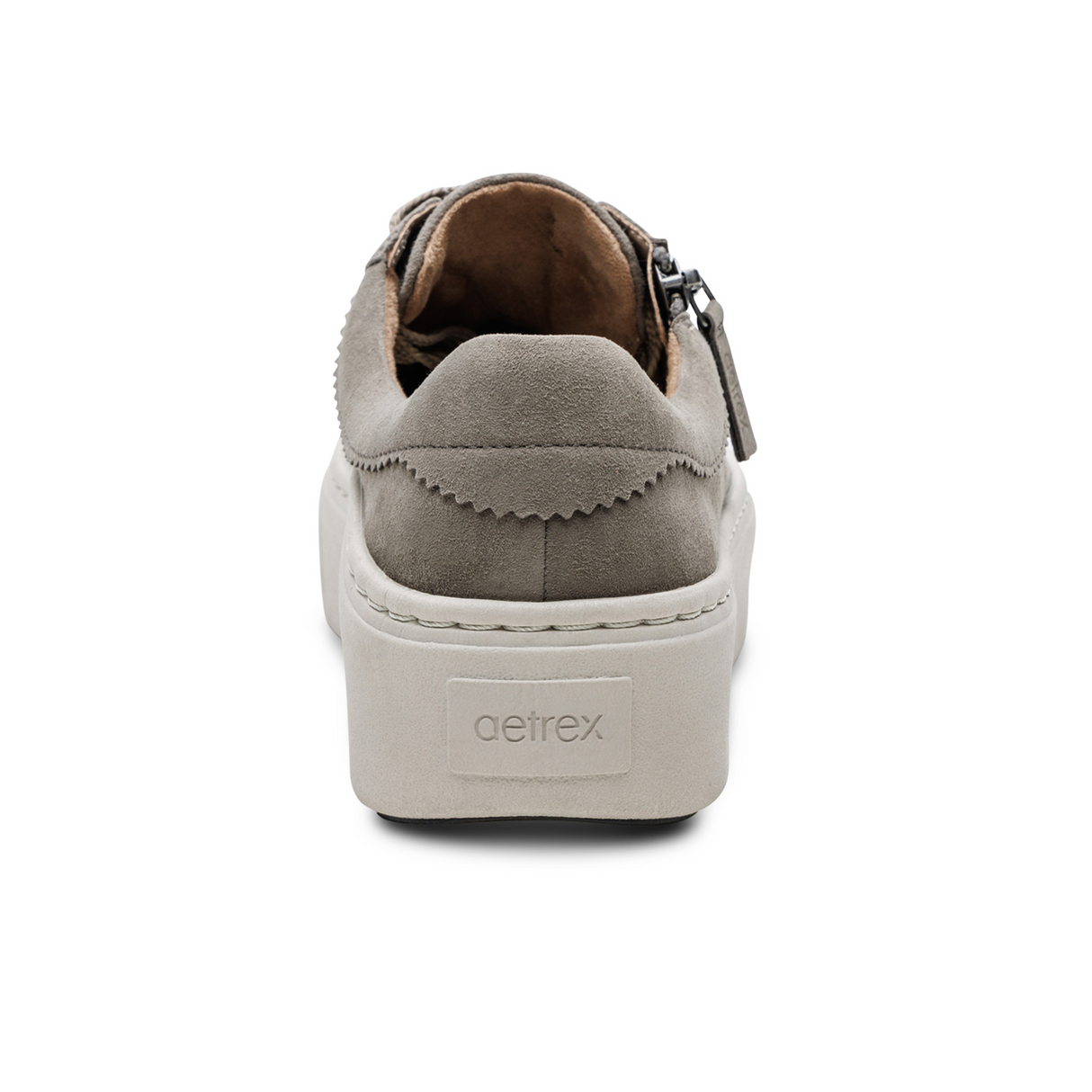 Aetrex Aubrey Sneaker (Women) - Taupe Athletic - Casual - Lace Up - The Heel Shoe Fitters