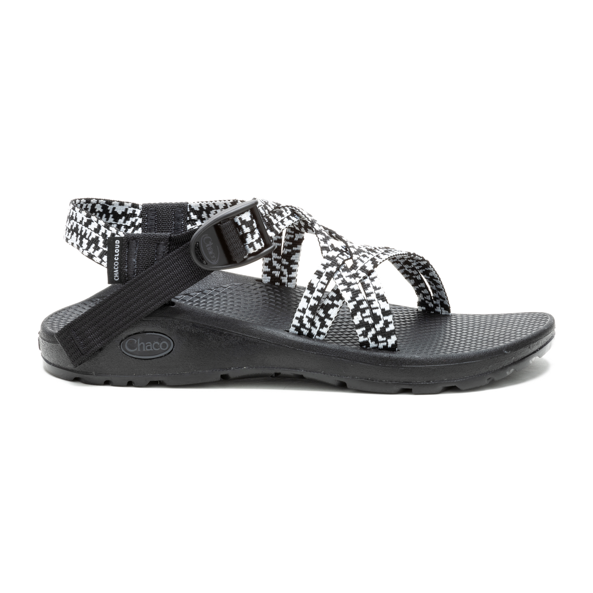 Chaco Z/Cloud X Active Sandal (Women) - Pixel B&W Sandal - Active - The Heel Shoe Fitters