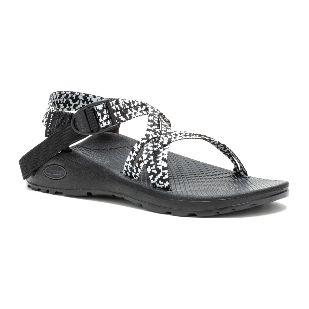 Chaco Z/Cloud X Active Sandal (Women) - Pixel B&W Sandal - Active - The Heel Shoe Fitters