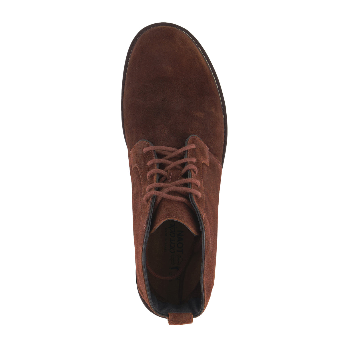 Naot Commander Ankle Boot (Men) - Seal Brown Suede Boots - Casual - Low - The Heel Shoe Fitters