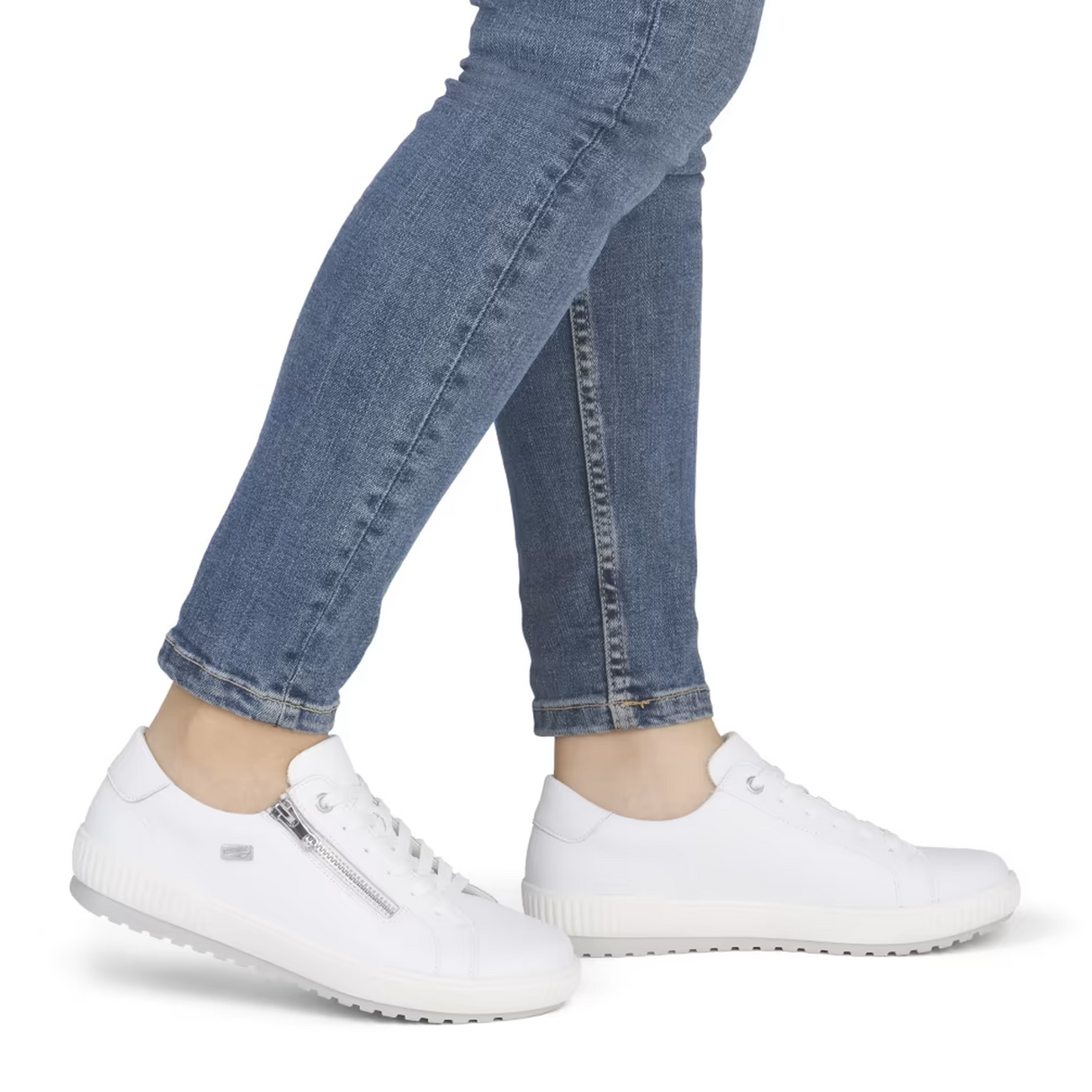 Remonte Maditta 00 Sneaker (Women) - White Athletic - Casual - Lace Up - The Heel Shoe Fitters