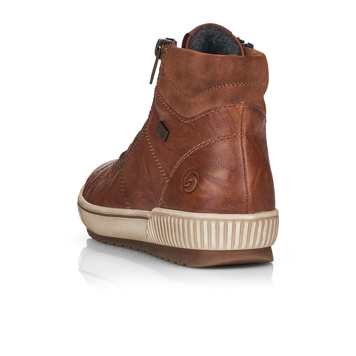 Remonte D0772 Maditta Sneaker Boot (Women) - Cuoio/Reh Athletic - Casual - Lace Up - The Heel Shoe Fitters