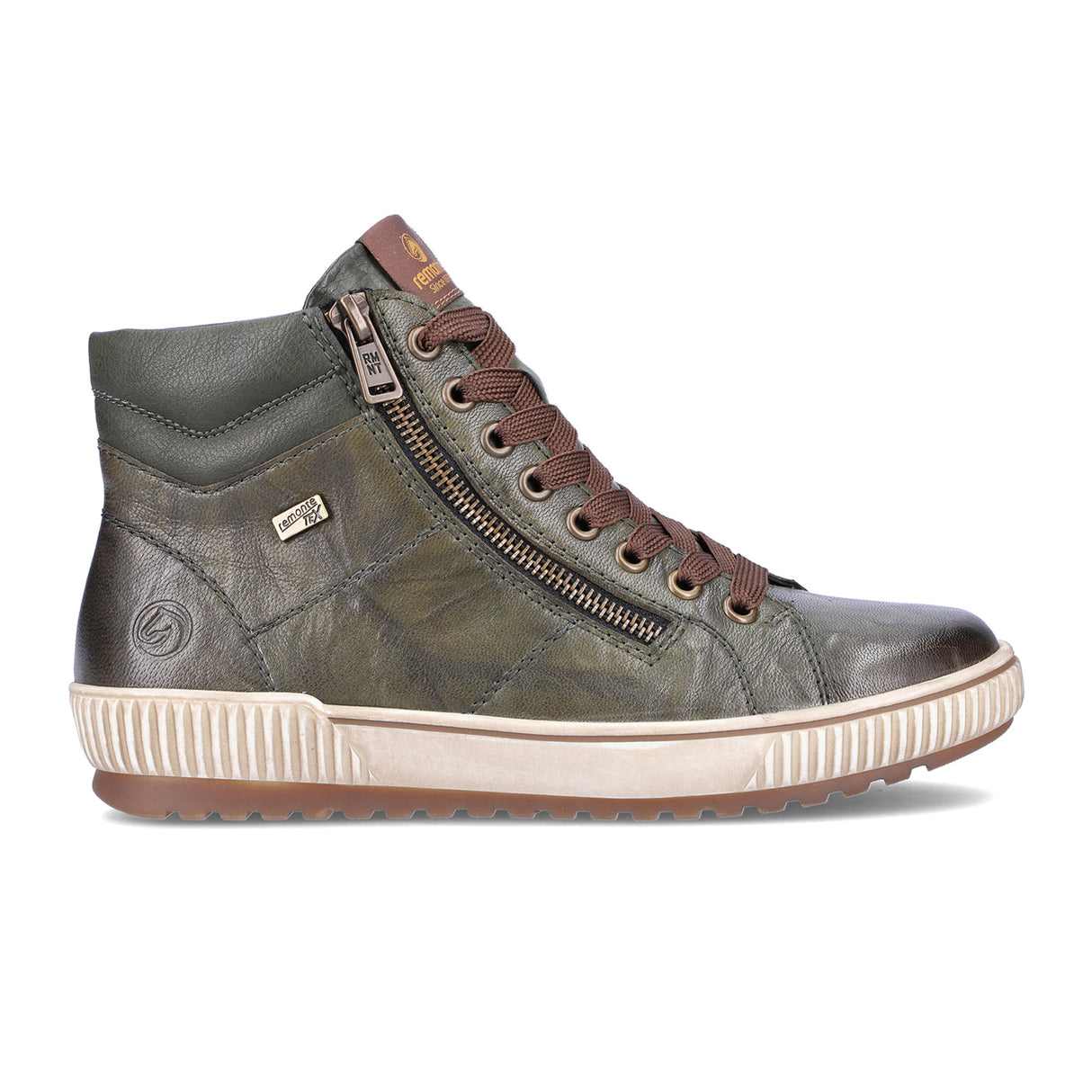 Remonte D0772 Maditta Sneaker Boot (Women) - Efue/Forest/Fjord Athletic - Casual - Lace Up - The Heel Shoe Fitters