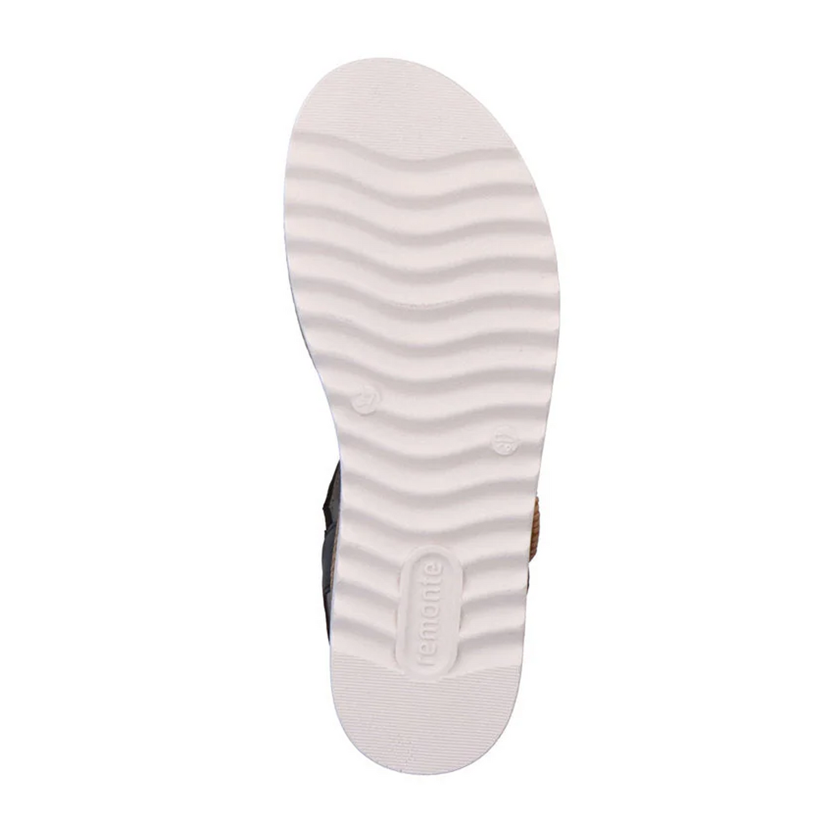 Remonte Jocelyn D0Q52 Flatform Backstrap Sandal (Women) - Black Sandal - Backstrap - The Heel Shoe Fitters