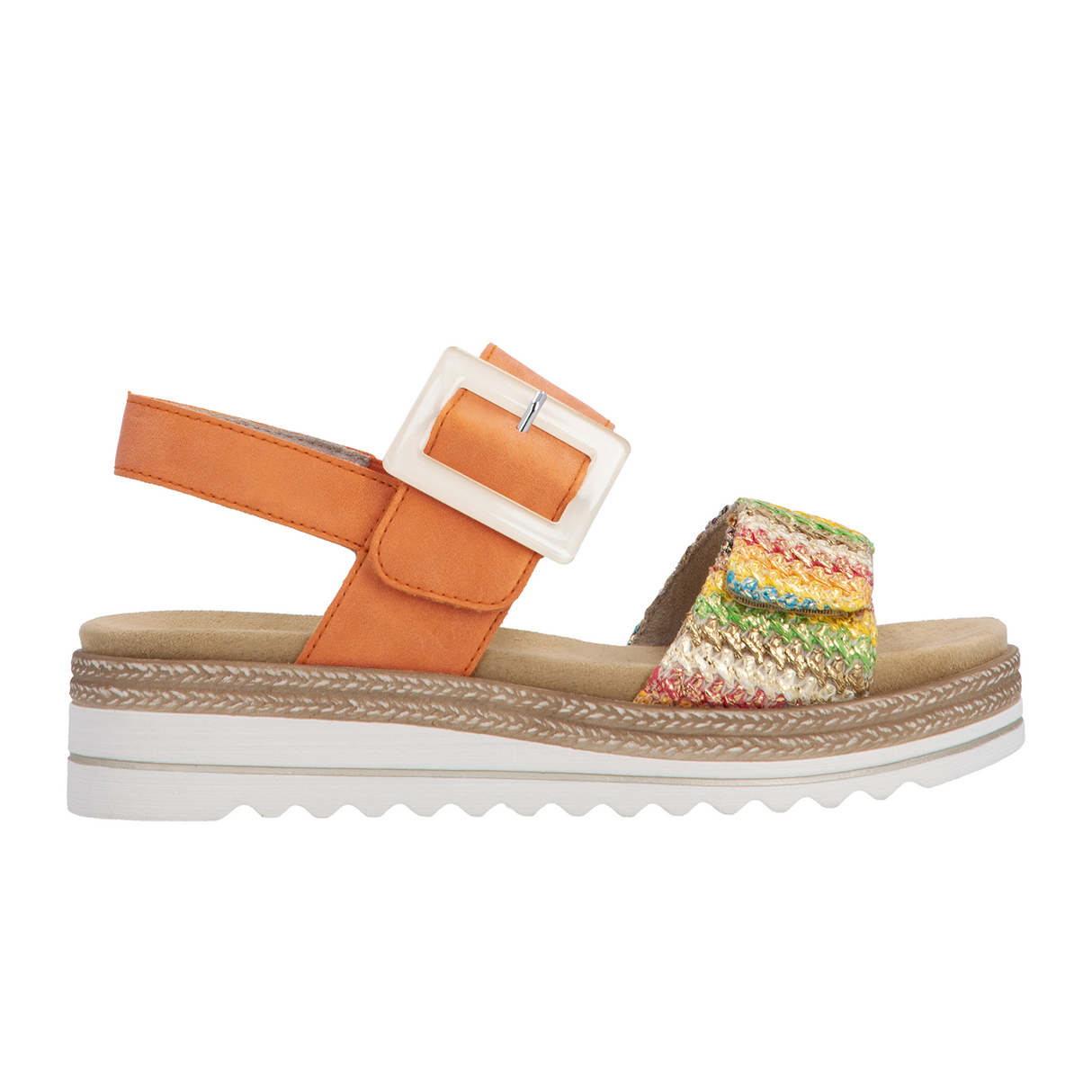 Remonte Jocelyn 62 Backstrap Sandal (Women) - Orange Sandal - Backstrap - The Heel Shoe Fitters