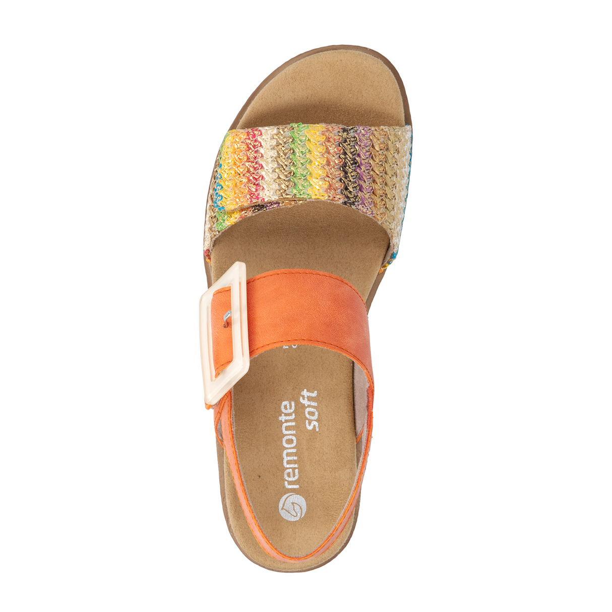 Remonte Jocelyn 62 Backstrap Sandal (Women) - Orange Sandal - Backstrap - The Heel Shoe Fitters