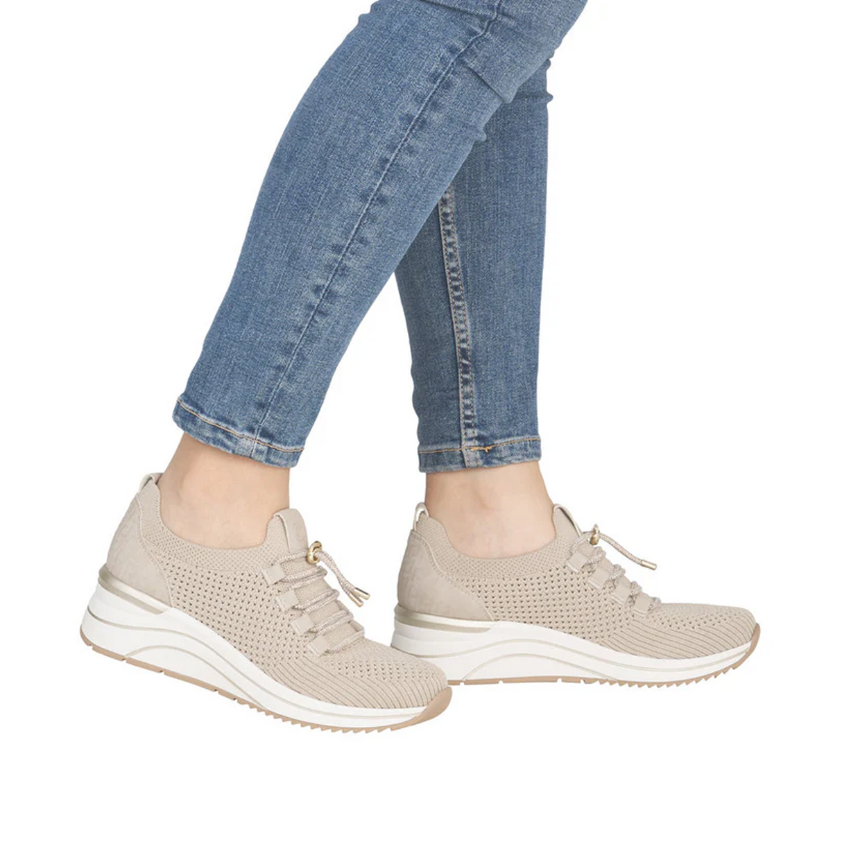 Remonte Eleini 18 Sneaker (Women) - Tan Knit