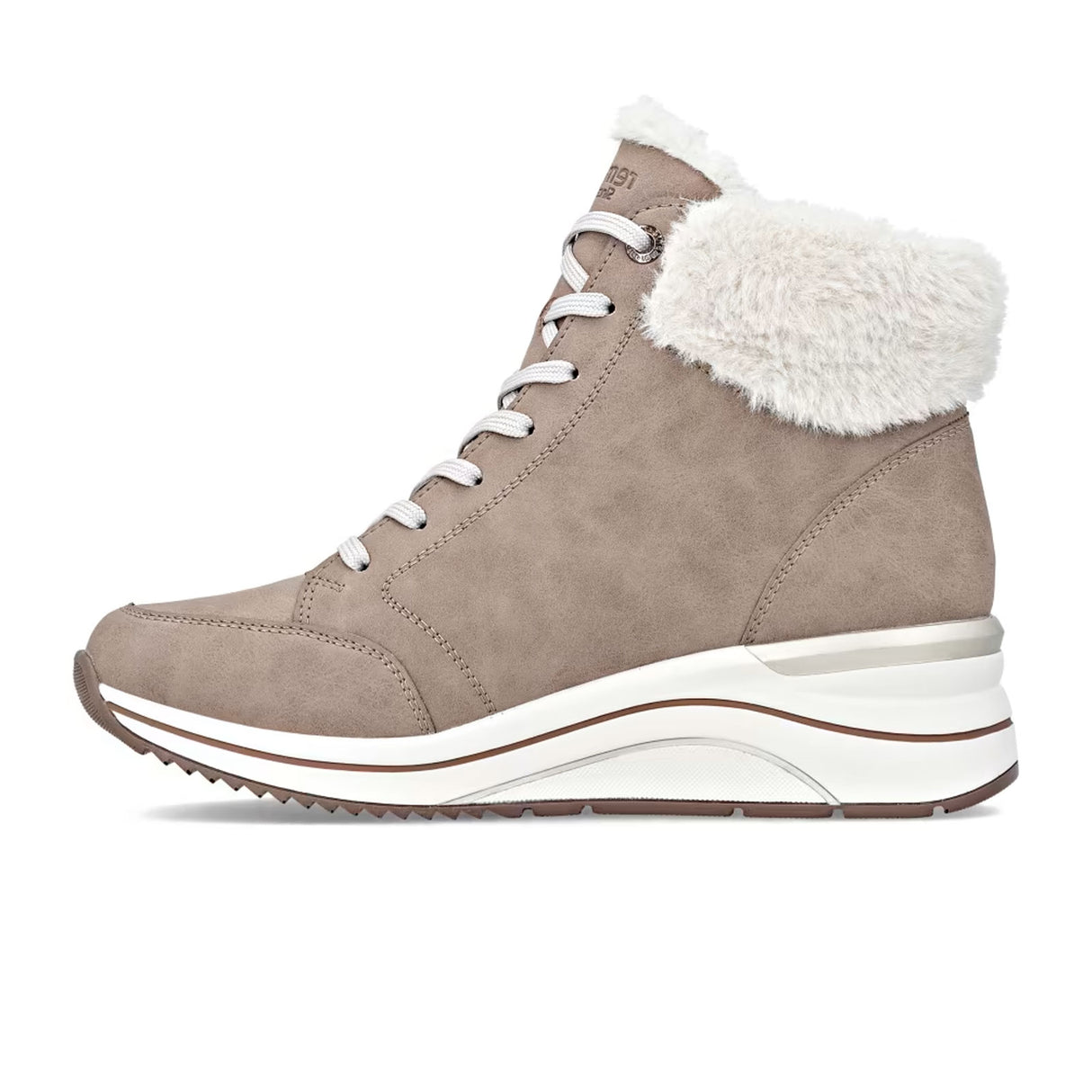 Remonte Eleni D0T77 Sneaker Boot (Women) - Camel/Cotton Boots - Casual - Mid - The Heel Shoe Fitters