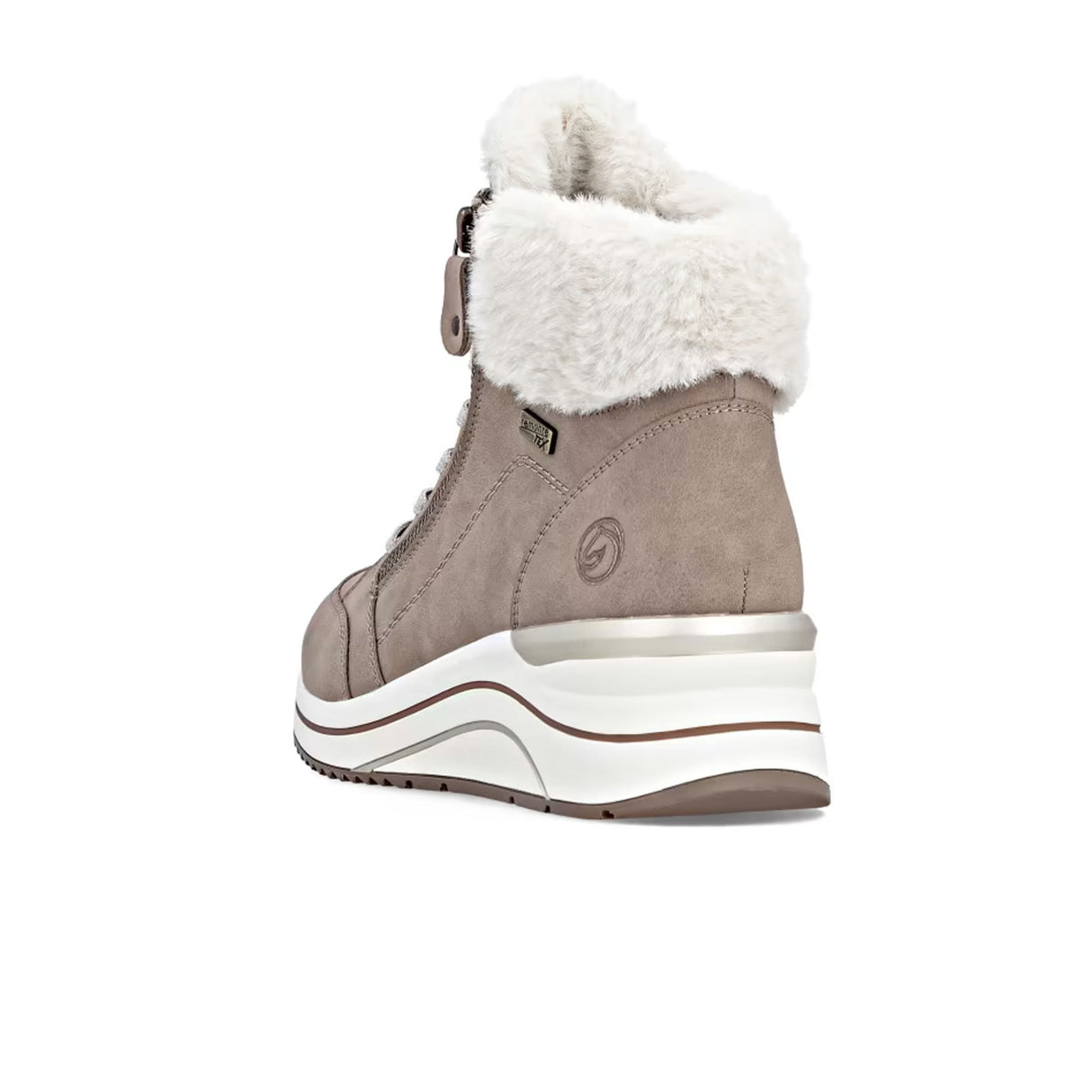 Remonte Eleni D0T77 Sneaker Boot (Women) - Camel/Cotton Boots - Casual - Mid - The Heel Shoe Fitters