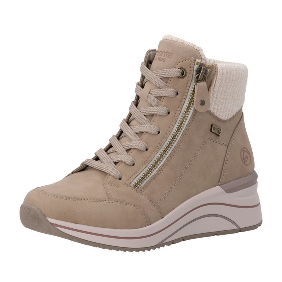 Remonte Eleni 77 Sneaker Boot (Women) - Camel/Off White
