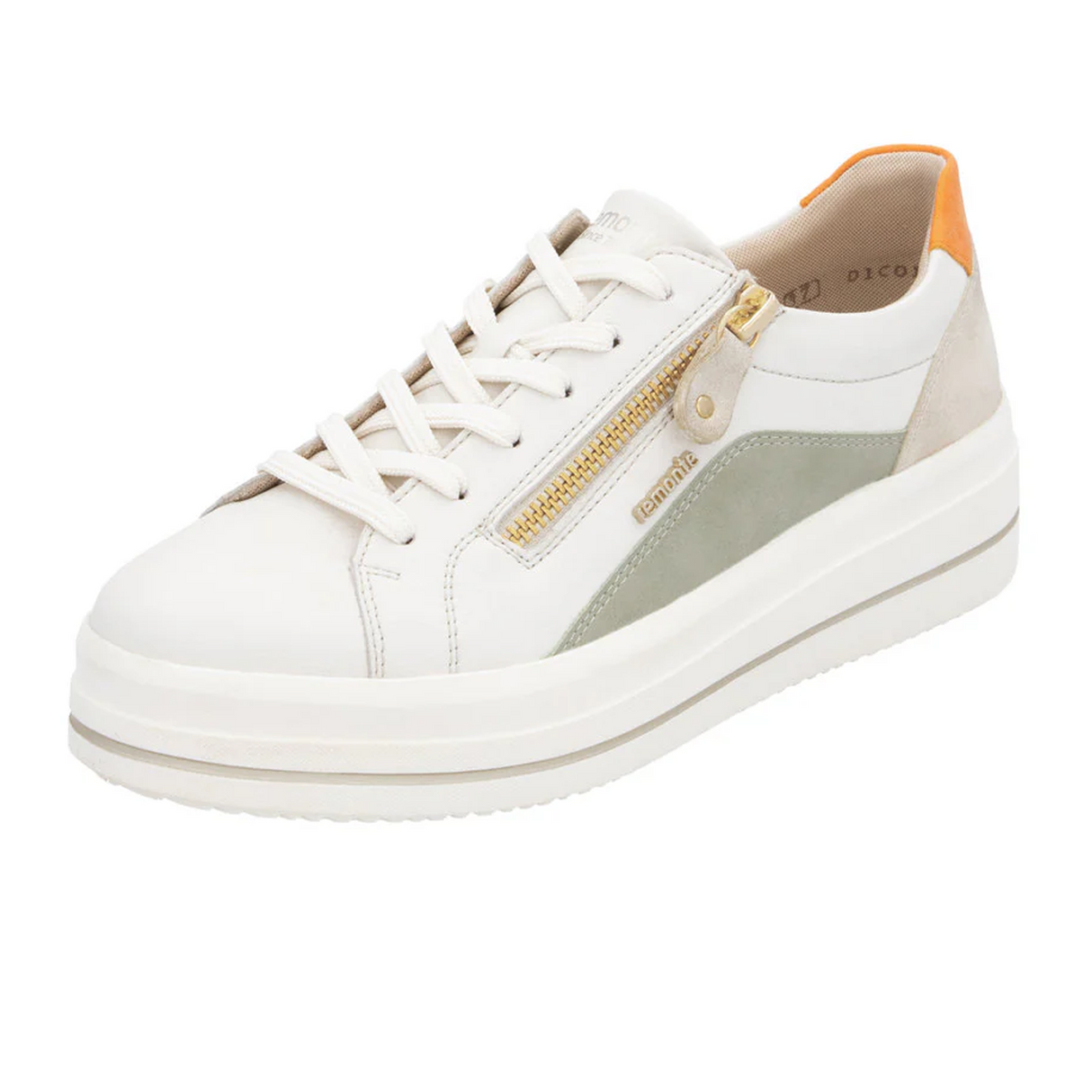 Remonte Julika 01 Sneaker (Women) - Tan Multi Athletic - Casual - Lace Up - The Heel Shoe Fitters