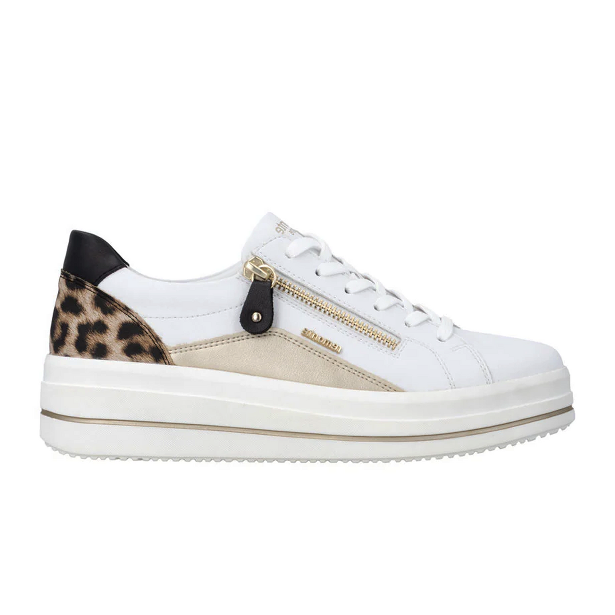 Remonte Julika 01 Sneaker (Women) - White/Black Multi