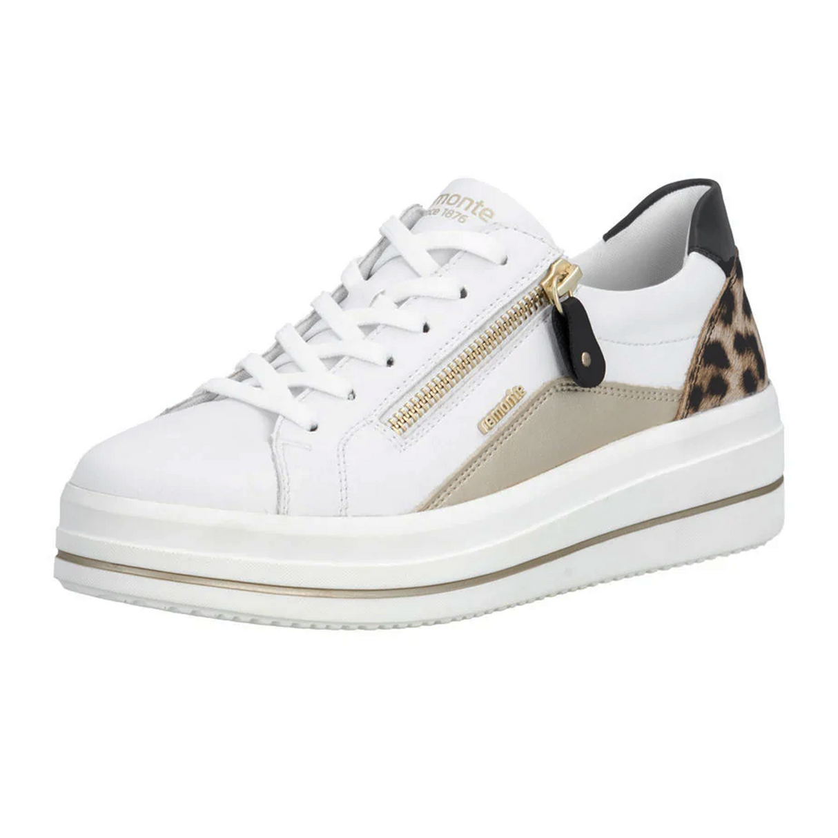 Remonte Julika 01 Sneaker (Women) - White/Black Multi