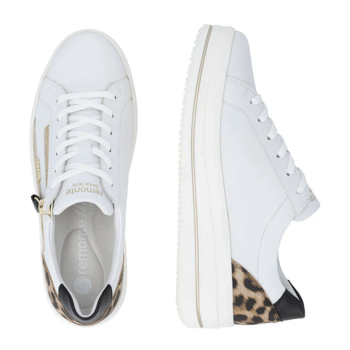 Remonte Julika 01 Sneaker (Women) - White/Black Multi