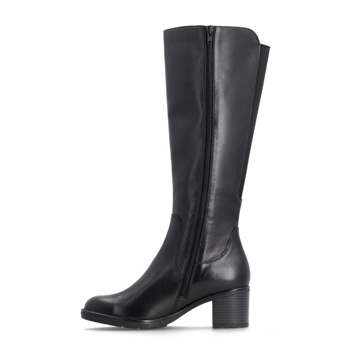 Remonte Sontje D2A78 Tall Boot (Women) - Black Boots - Casual - High - The Heel Shoe Fitters