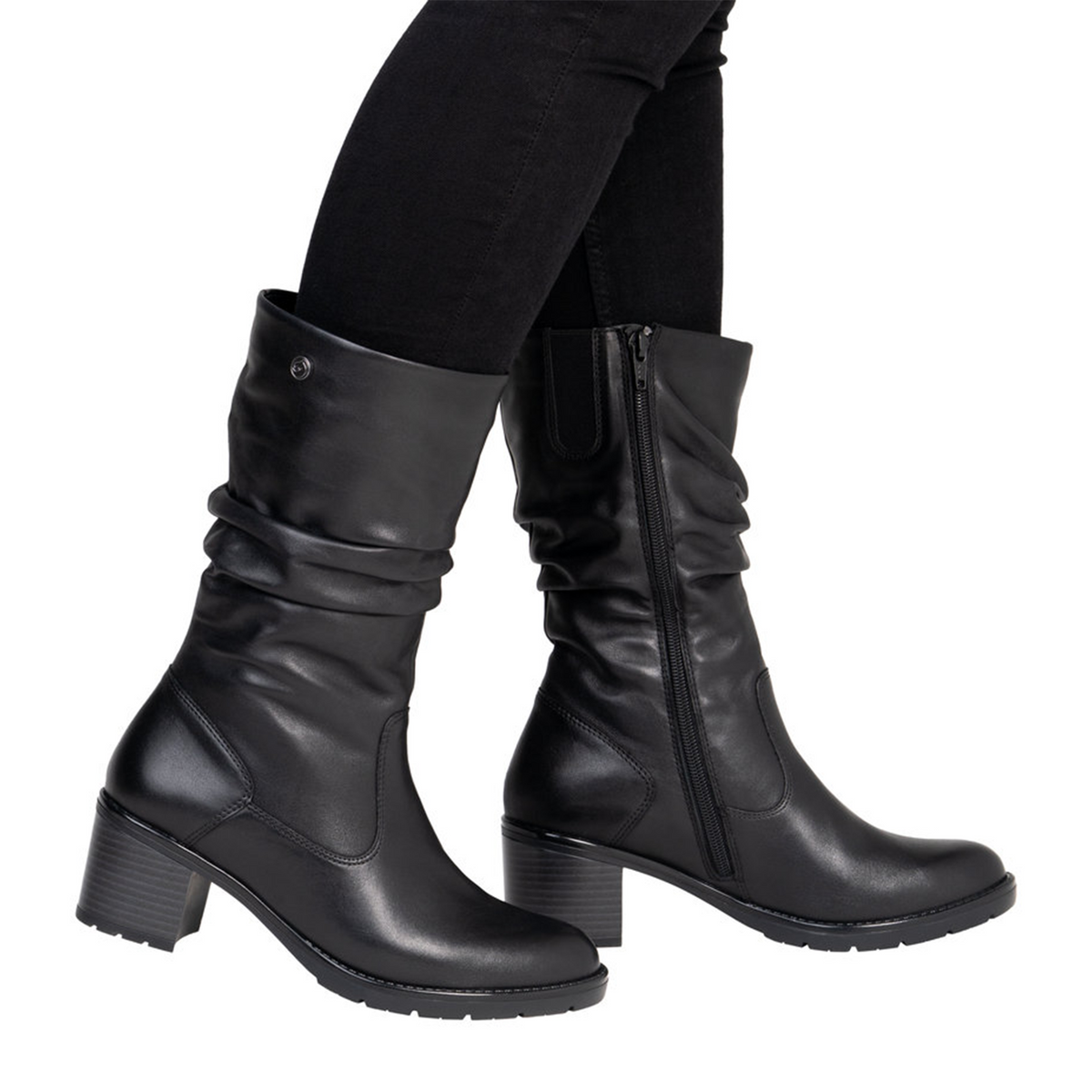 Remonte Sontje D2A79 Boot (Women) - Black Boots - Casual - Mid - The Heel Shoe Fitters