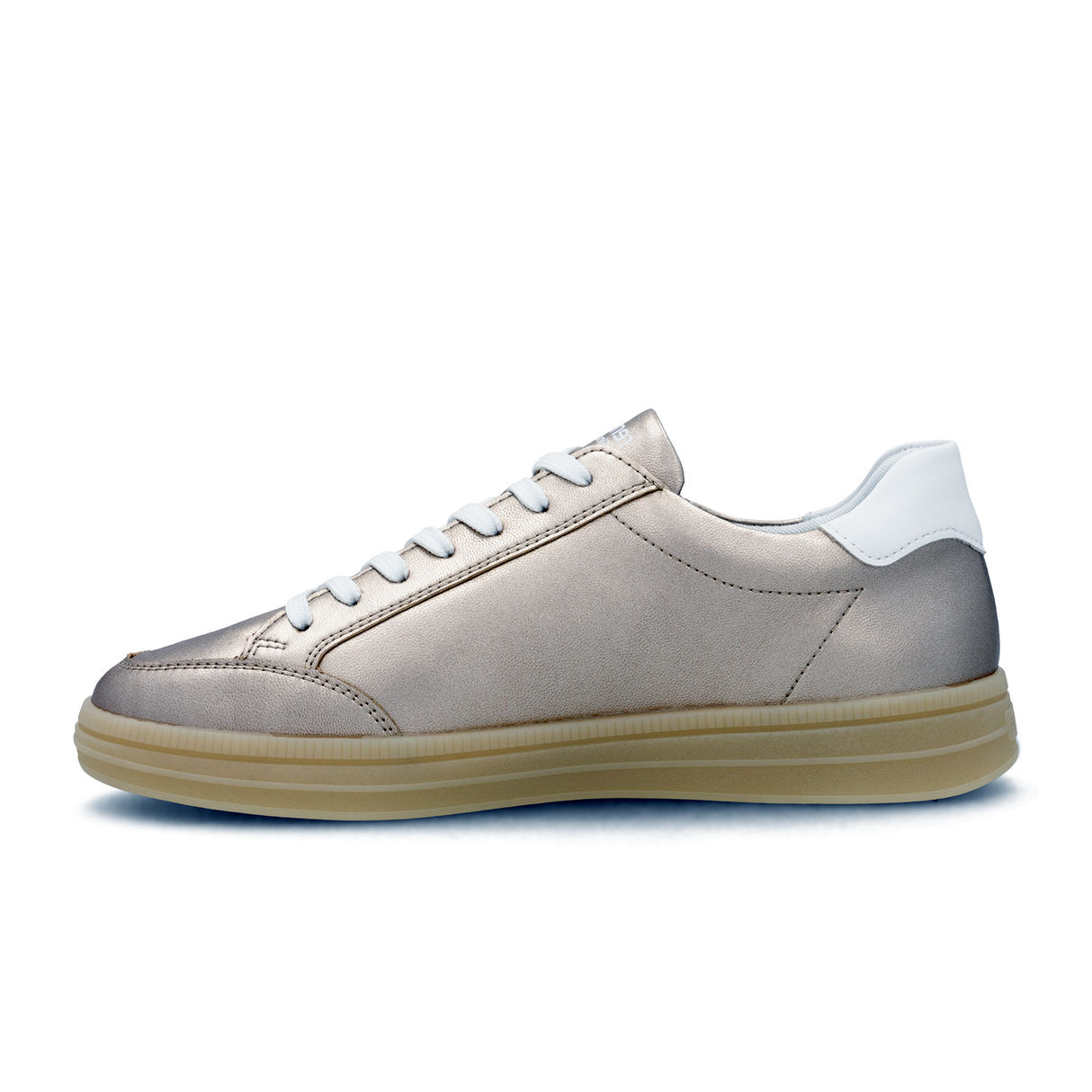 Remonte Demi D2C02 Sneaker (Women) - Pale Gold/White/Lonora Athletic - Casual - Lace Up - The Heel Shoe Fitters