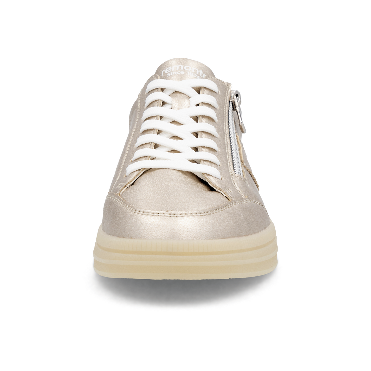 Remonte Demi D2C02 Sneaker (Women) - Pale Gold/White/Lonora Athletic - Casual - Lace Up - The Heel Shoe Fitters