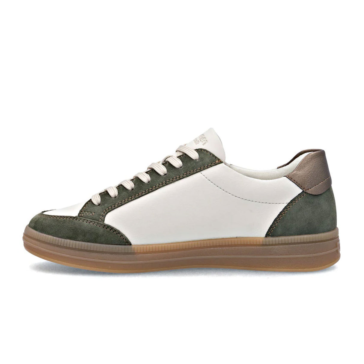 Remonte D2C04 Demi Sneaker (Women) - Moor/Cotton/Bronze Athletic - Casual - Lace Up - The Heel Shoe Fitters