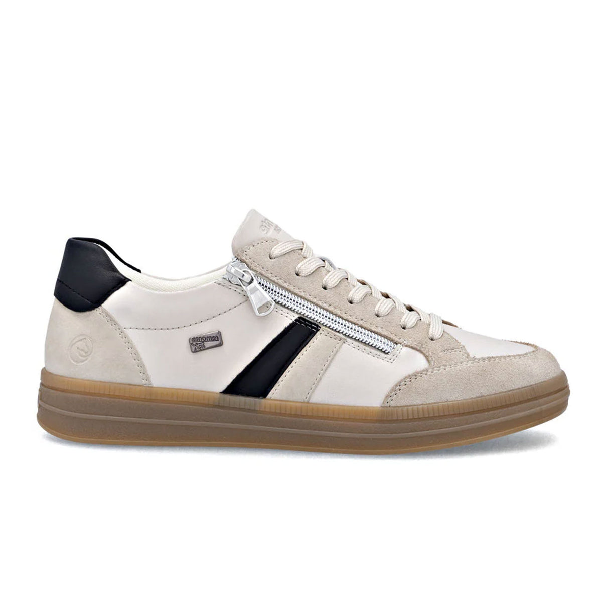 Remonte D2C04 Demi Sneaker (Women) - Lehm/Nude/Ginger Athletic - Casual - Lace Up - The Heel Shoe Fitters