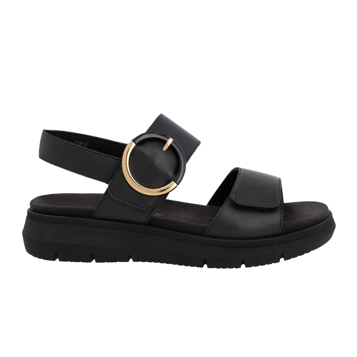 Remonte Jocelyn 50 Backstrap Sandal (Women) - Black Sandal - Backstrap - The Heel Shoe Fitters