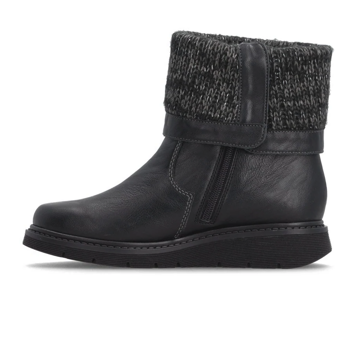 Remonte Marisol 76 Boot (Women) - Schwarz/Granit-Silber Boots - Casual - Low - The Heel Shoe Fitters