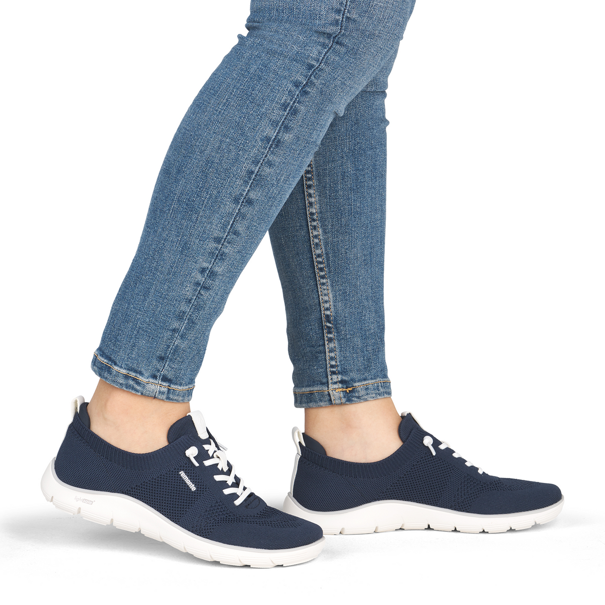 Remonte Liv 02 Sneaker (Women) - Navy Athletic - Casual - Lace Up - The Heel Shoe Fitters