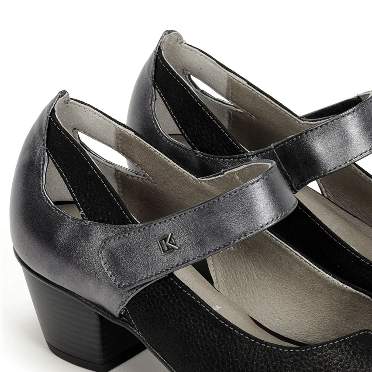 Dorking Triana D7746 Heeled Mary Jane (Women) - Laguna/Sugar Negro Dress-Casual - Heels - The Heel Shoe Fitters