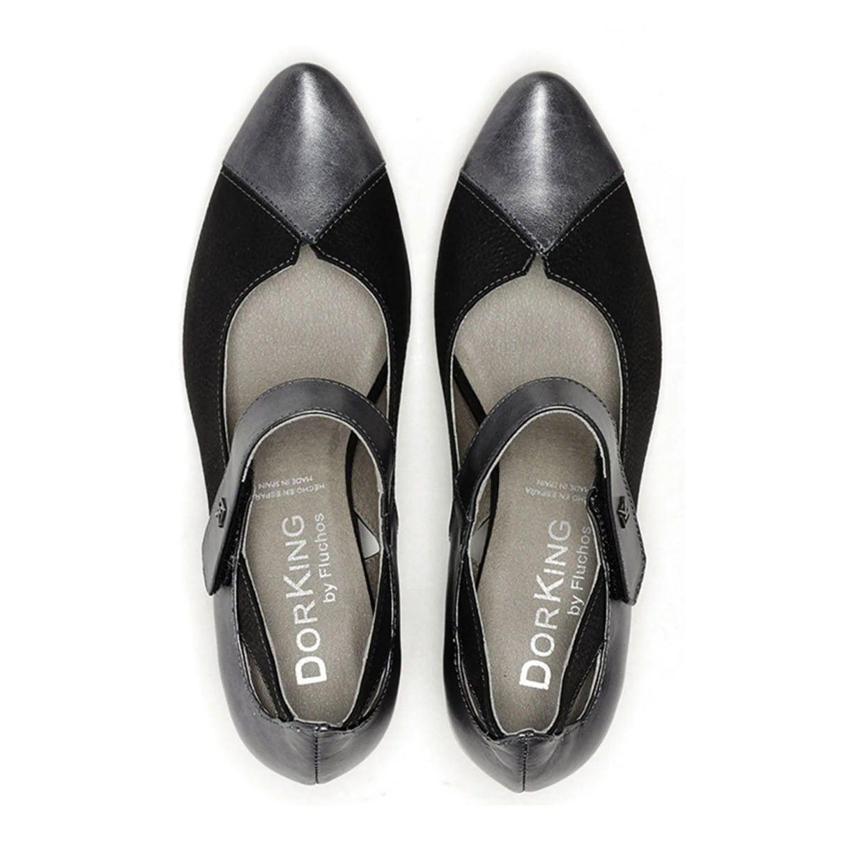 Dorking Triana D7746 Heeled Mary Jane (Women) - Laguna/Sugar Negro Dress-Casual - Heels - The Heel Shoe Fitters