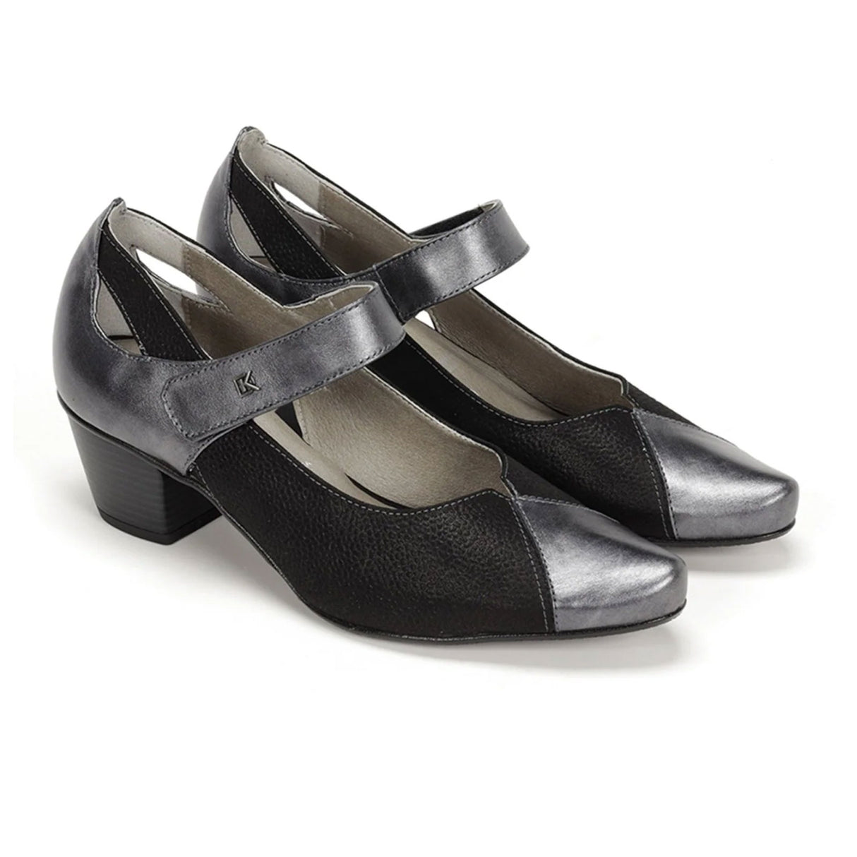 Dorking Triana D7746 Heeled Mary Jane (Women) - Laguna/Sugar Negro Dress-Casual - Heels - The Heel Shoe Fitters