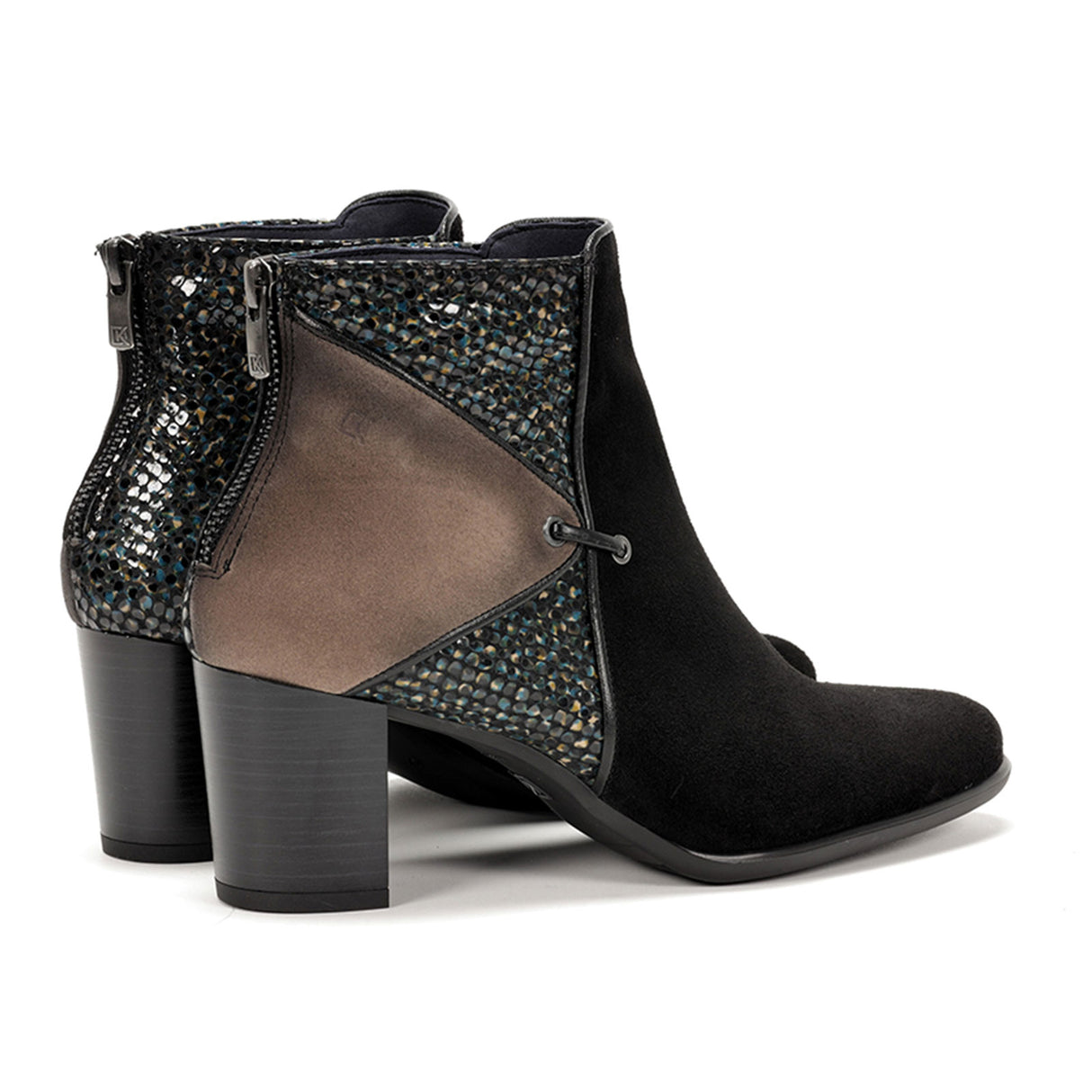 Dorking King D8925 Ankle Boot (Women) - Black/Fango Boots - Fashion - Ankle Boot - The Heel Shoe Fitters