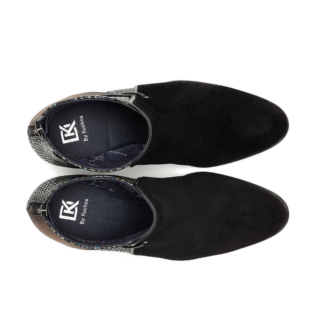 Dorking King D8925 Ankle Boot (Women) - Black/Fango Boots - Fashion - Ankle Boot - The Heel Shoe Fitters