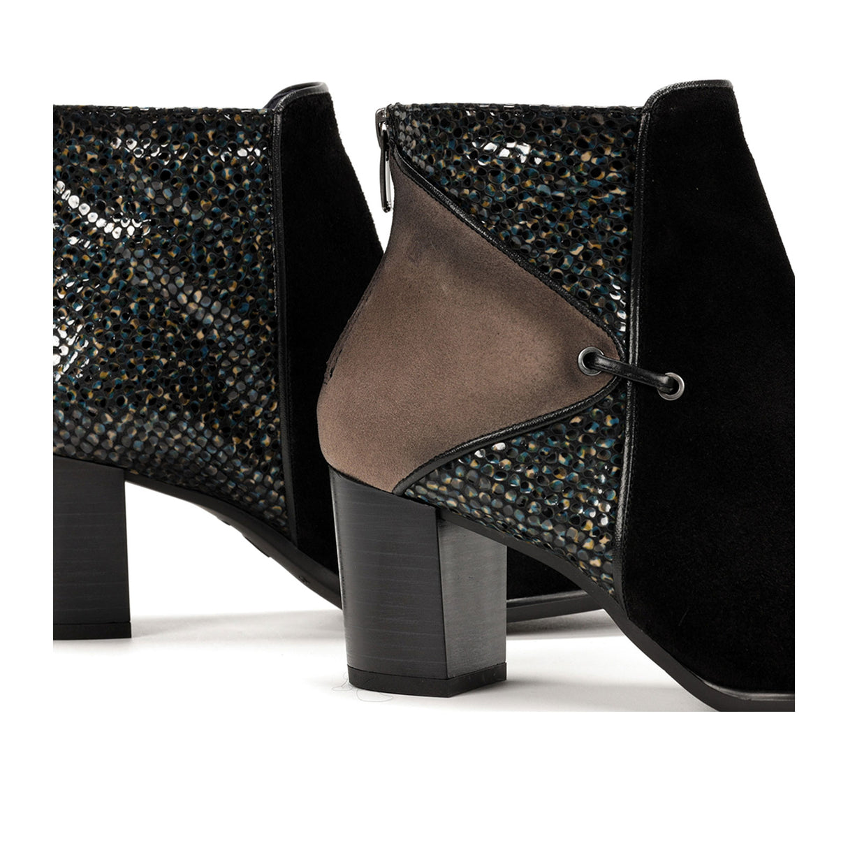 Dorking King D8925 Ankle Boot (Women) - Black/Fango Boots - Fashion - Ankle Boot - The Heel Shoe Fitters