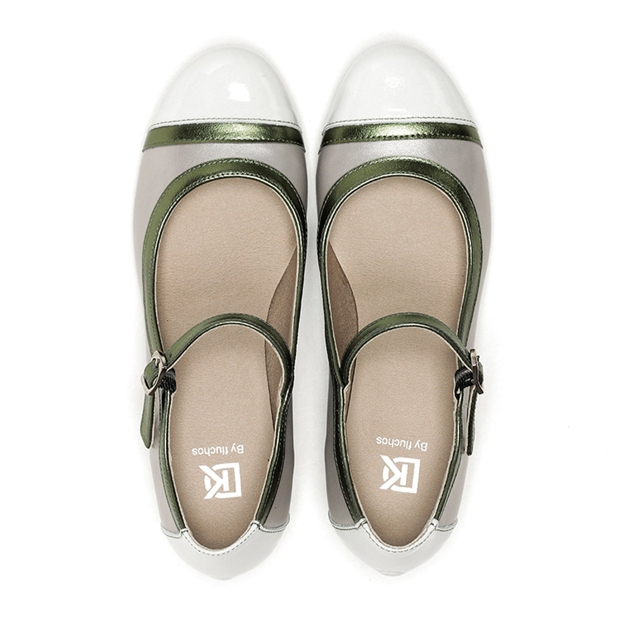 Dorking Frida Heeled Mary Jane (Women) - Argento Dress-Casual - Heels - The Heel Shoe Fitters